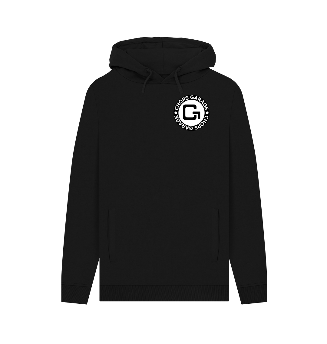 Black Printed Hoody