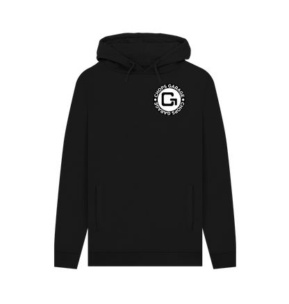 Black Printed Hoody