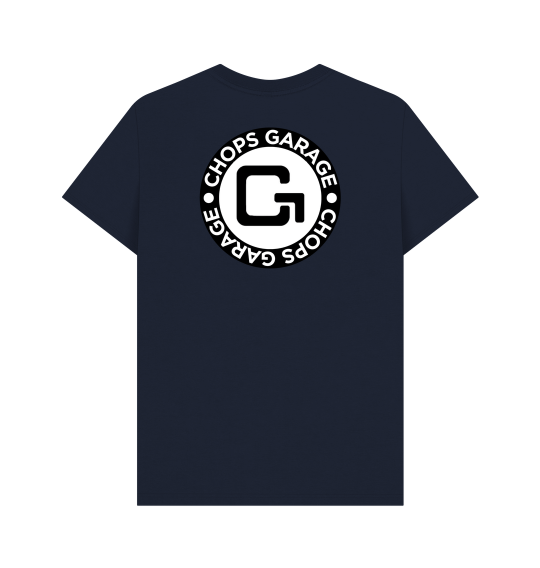 Navy Blue Printed T-shirt