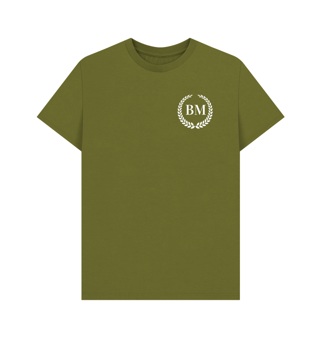 Moss Green Printed T-shirt