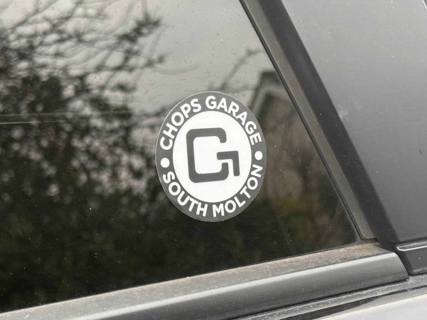 Chops Garage sticker