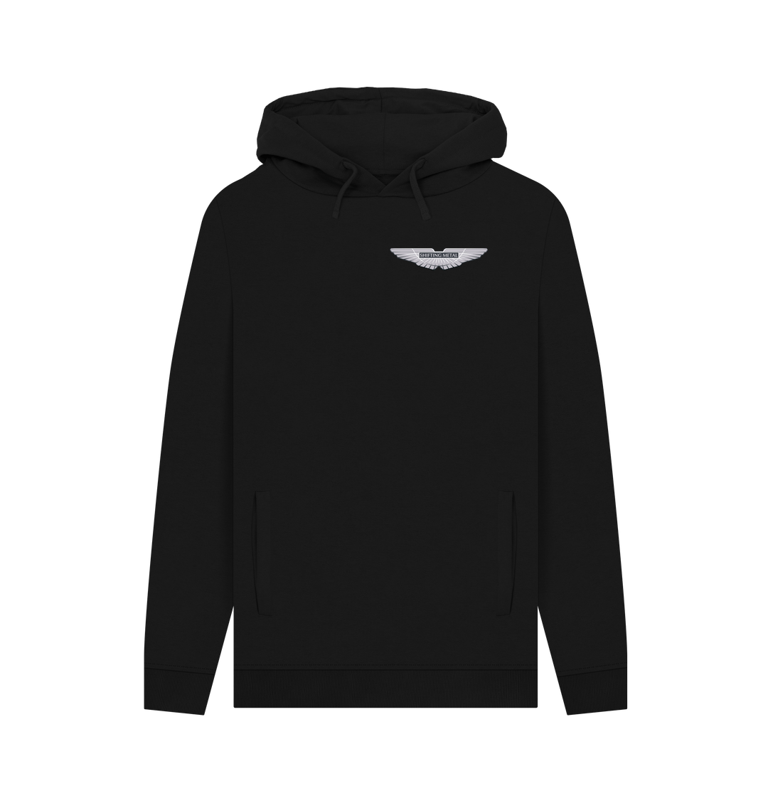 Black Printed Hoody