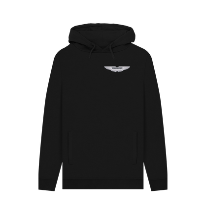 Black Printed Hoody