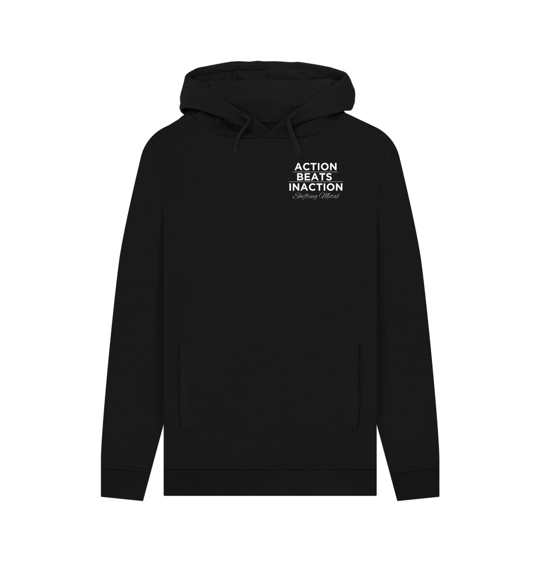 Black Printed Hoody