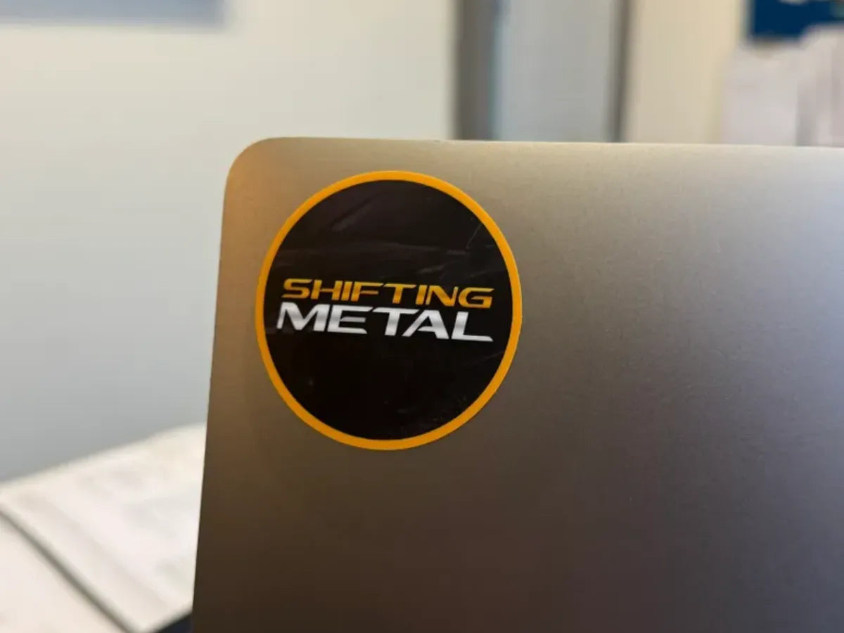 Shifting Metal Sticker