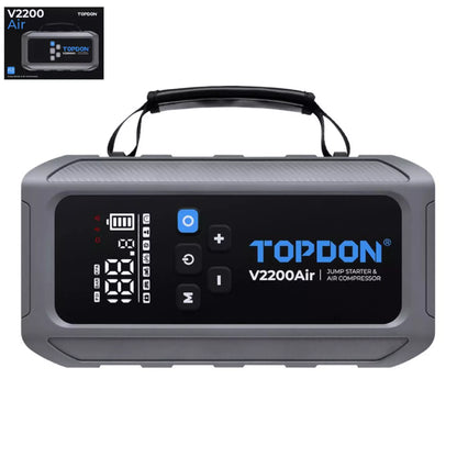 Topdon V2200 AIR Portable Jump Starter with Air Compressor